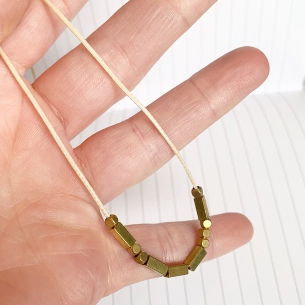 Morse Code "Believe" + "Love" Minimalist Necklace